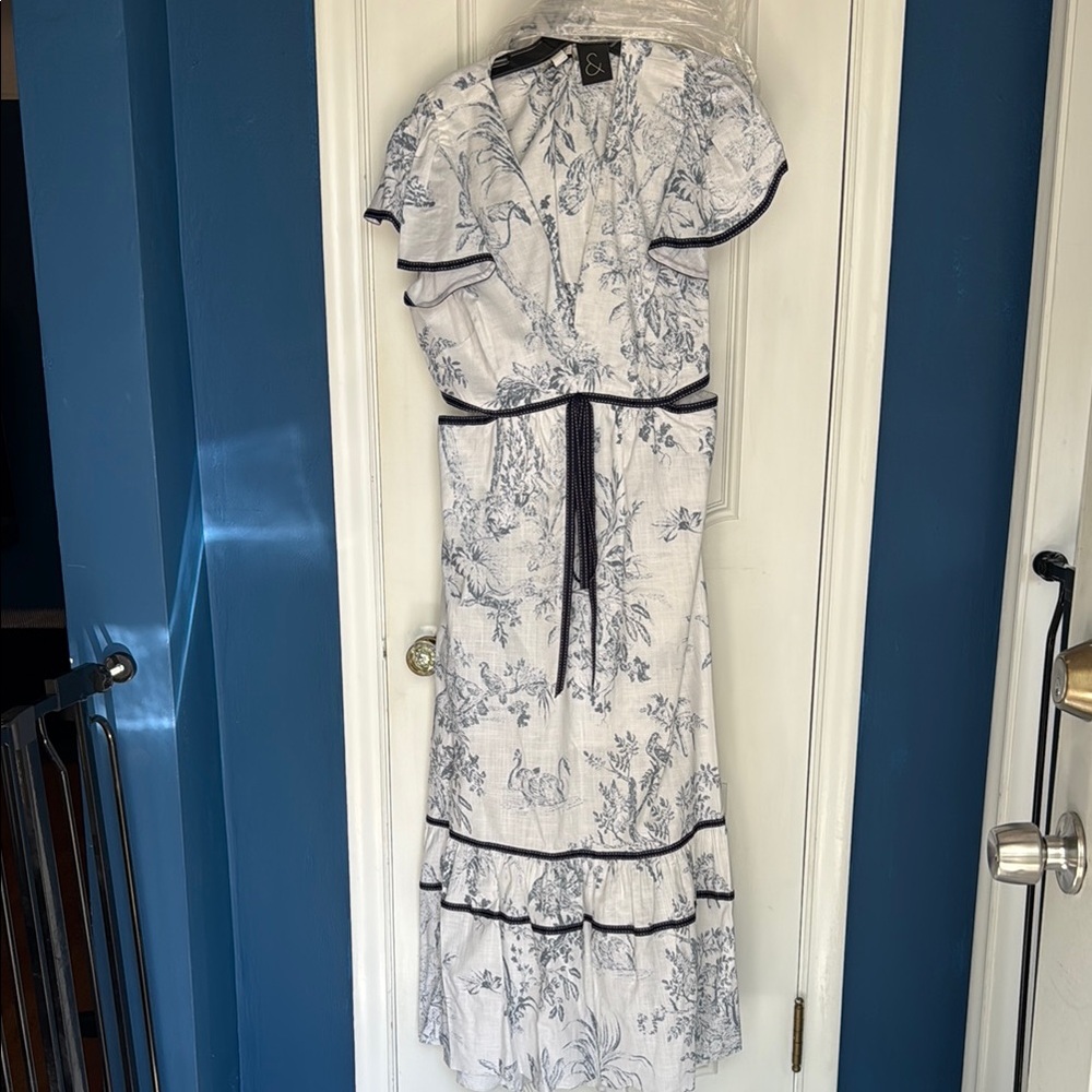 Sachin & Babi Georgia Toile Cut Out Dress
